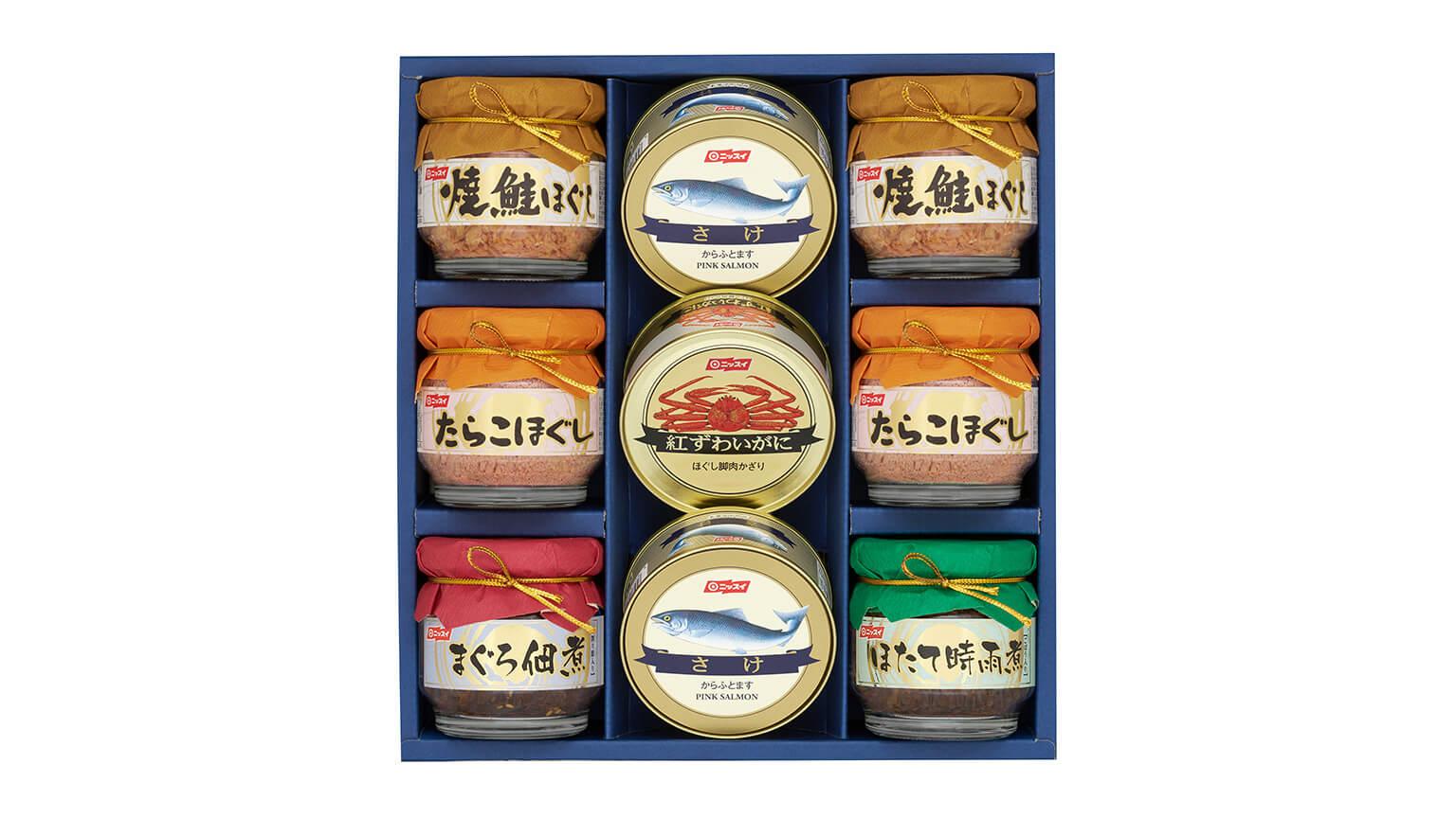 【写真】かに缶詰・びん詰ギフト BS-50