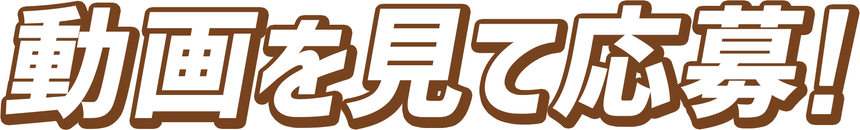 動画を見て応募！