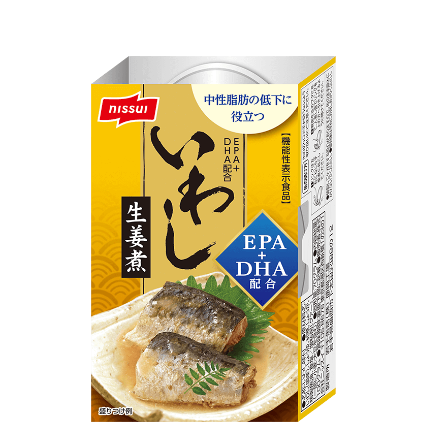 Epa Dha配合 いわし生姜煮 商品情報 ニッスイ