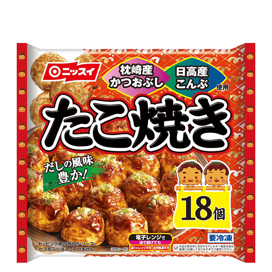 たこ焼き 18個 商品情報 ニッスイ たこ焼き 18個 商品情報 ニッスイ