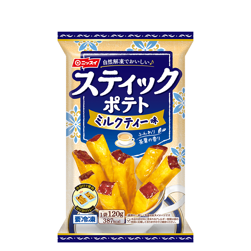 スティックポテト ミルクティー味 商品情報 ニッスイ