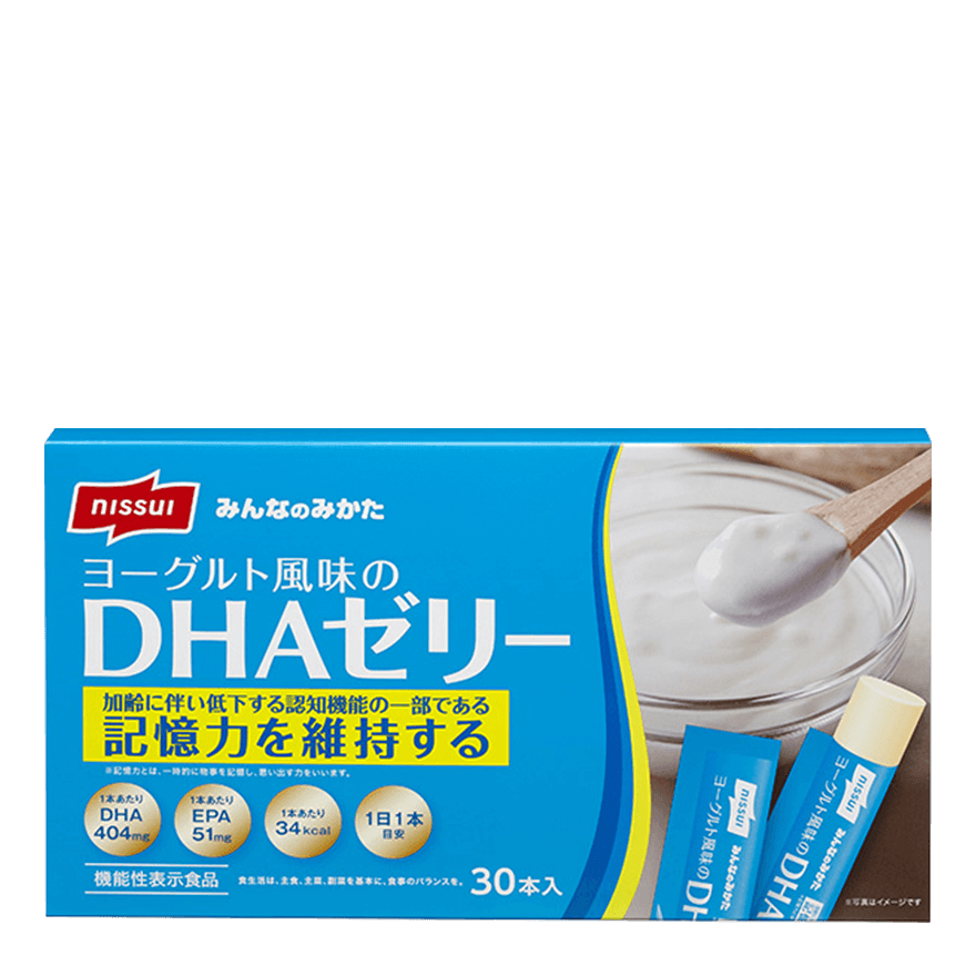ヨーグルト風味のDHAゼリー（機能性表示食品） | 商品情報