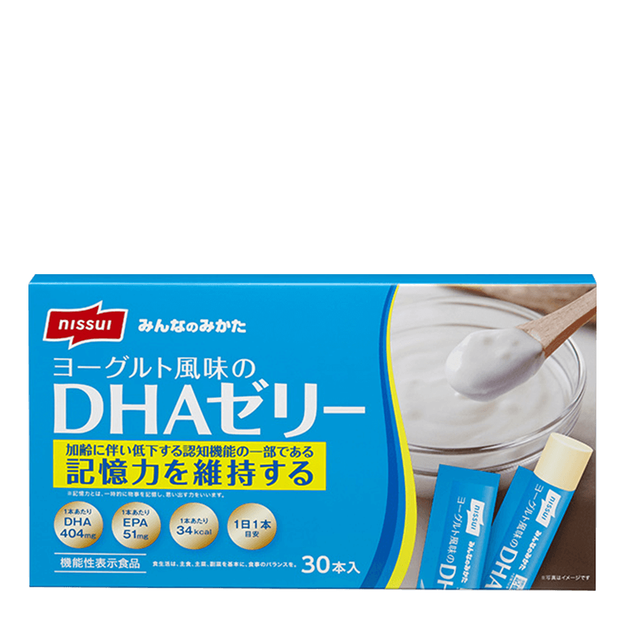 ヨーグルト風味のDHAゼリー（機能性表示食品） | 商品情報 | ニッスイ