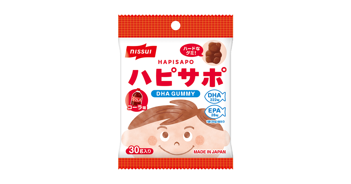 ハピサポ DHAグミ コーラ味 | 商品情報 | ニッスイ