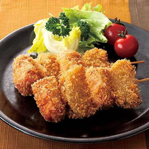 たまねぎの串揚げ