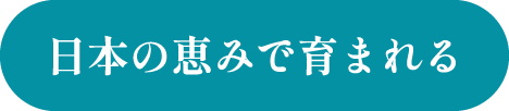 日本の恵みで育まれる