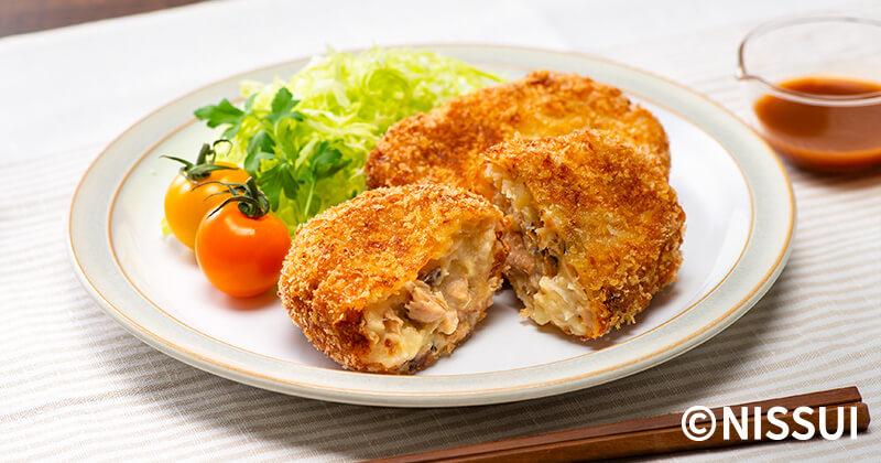 さばみそ煮のポテトコロッケ | レシピ | ニッスイ