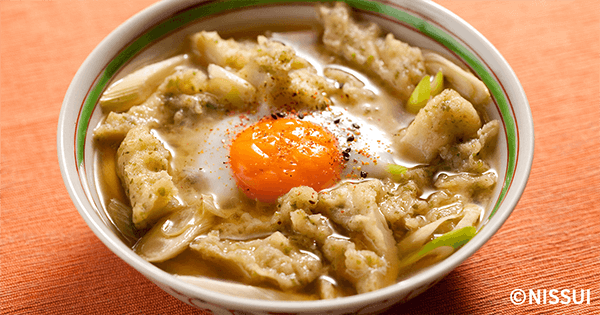 ちくわの磯辺揚げとたまごのさっと煮
