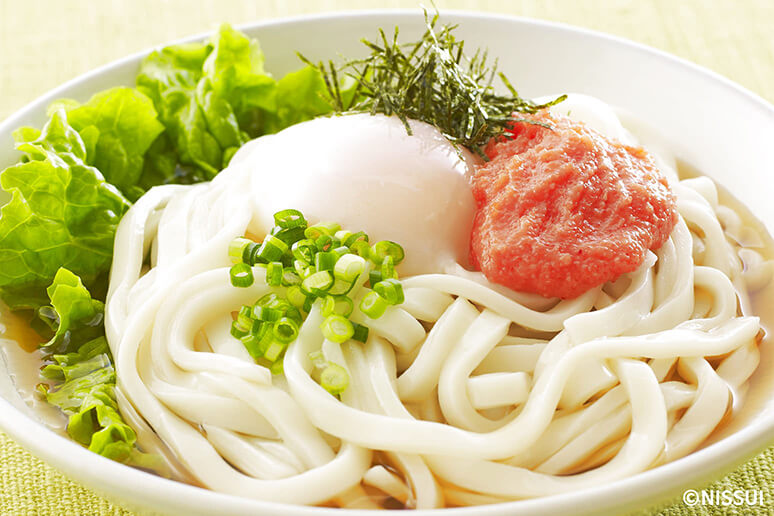 明太子ぶっかけうどん レシピ ニッスイ