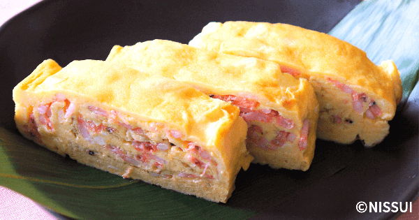 生桜えびのだし巻き卵 | レシピ | ニッスイ