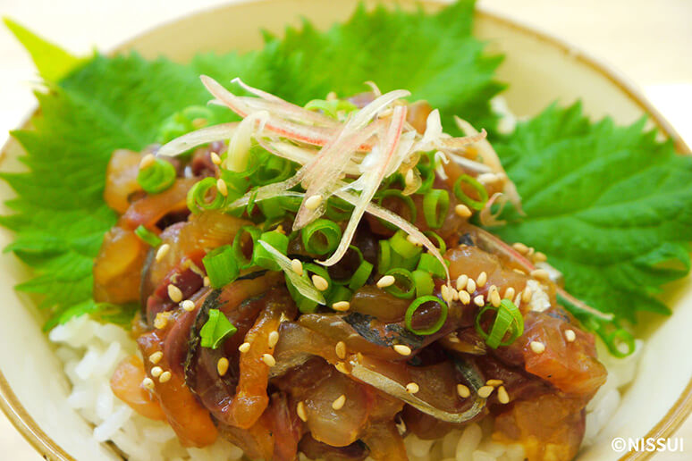 あじのたたき丼 レシピ ニッスイ