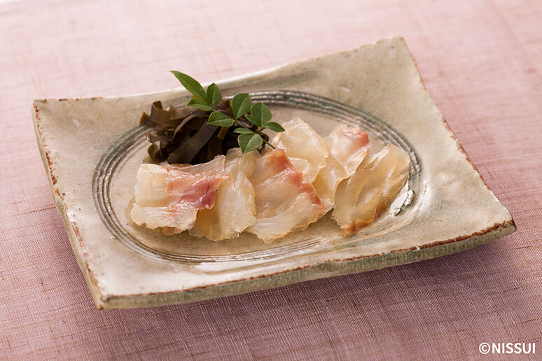 【写真】たらの昆布じめ