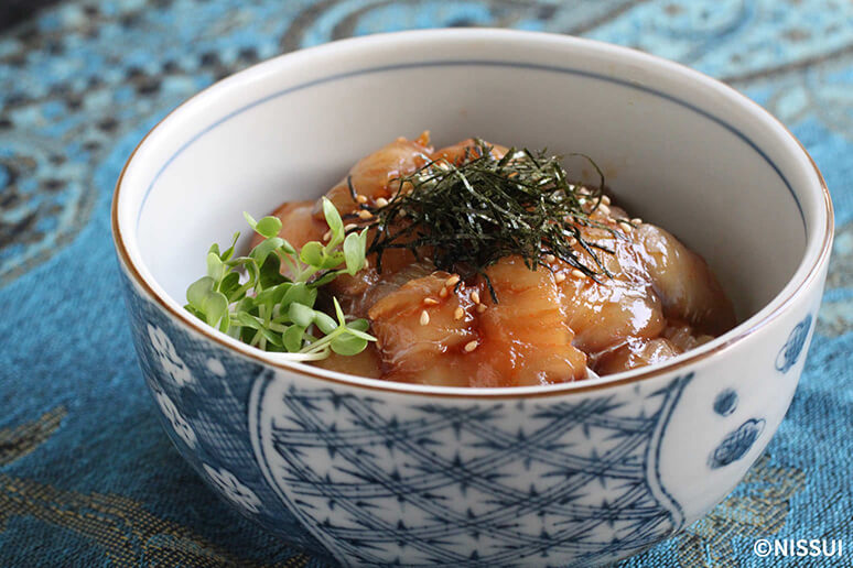 白身魚のべっ甲丼 レシピ ニッスイ