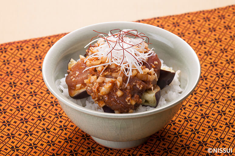 かつおの韓国風ポキ丼 レシピ ニッスイ