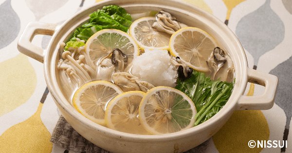 かきのレモン鍋 レシピ ニッスイ