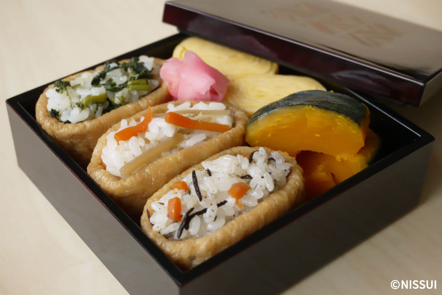 3種の彩りいなり寿司弁当 レシピ ニッスイ