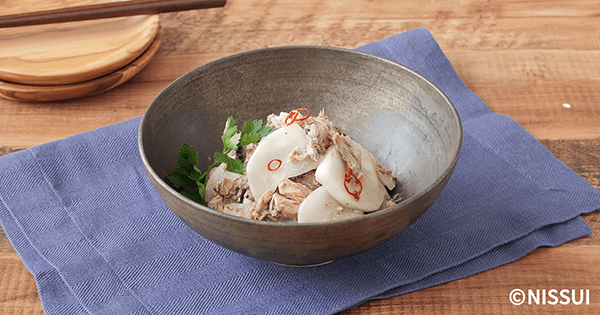 さばとかぶのマリネサラダ