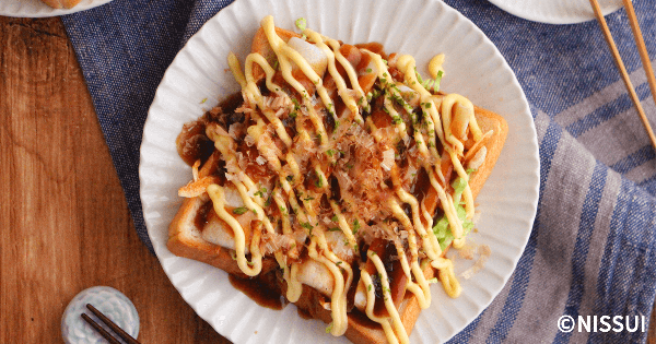 活ちくわの簡単お好み風トースト♪ | レシピ | ニッスイ