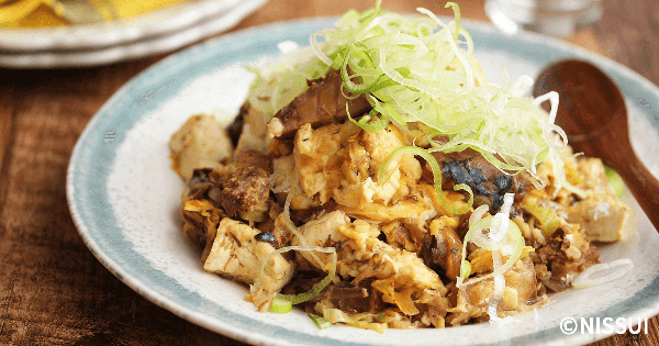 簡単♪さばみそお豆腐チャンプルー