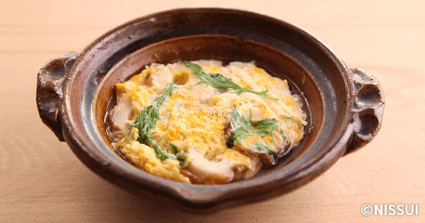 太ちくわと水菜の卵とじ | レシピ | ニッスイ