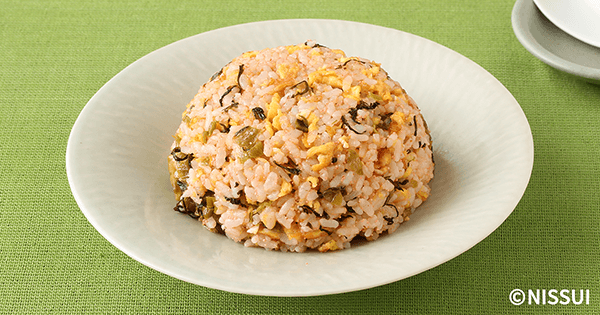 明太子の高菜チャーハン | レシピ | ニッスイ