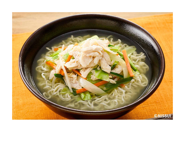 サラダチキン塩ラーメン