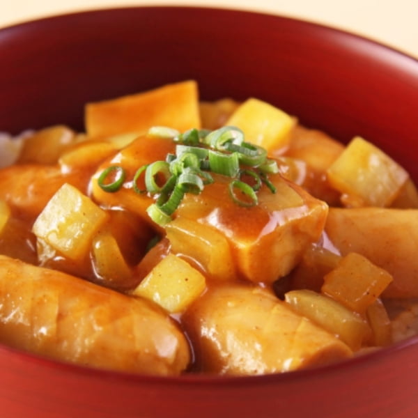 ソーセージカレー丼