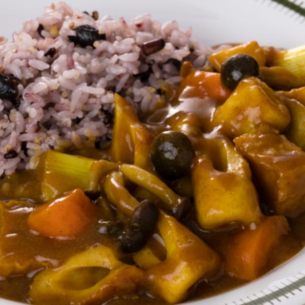 活ちくわと根菜の和風カレー