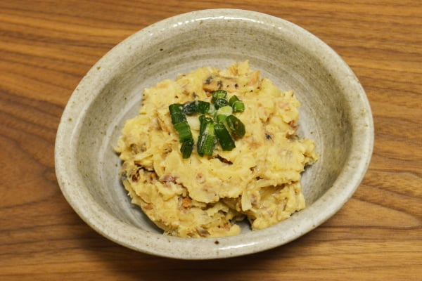 さんま蒲焼のポテトサラダ