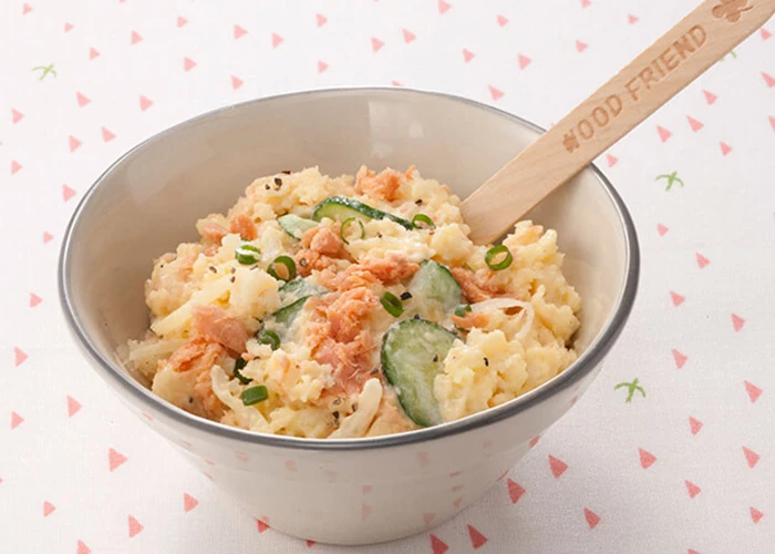 焼さけあらほぐしのポテトサラダ