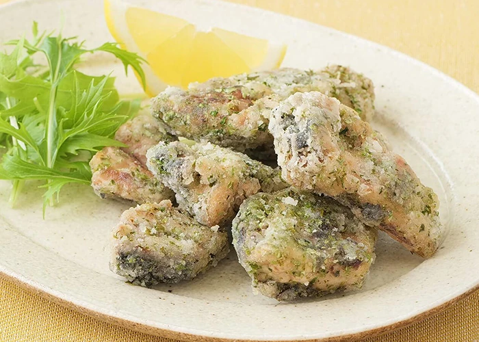 さば水煮の磯辺焼