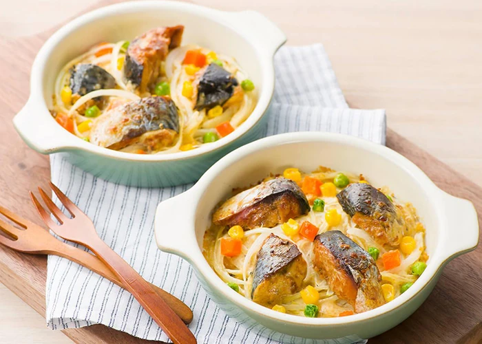 さばみそ煮のマヨネーズ焼き