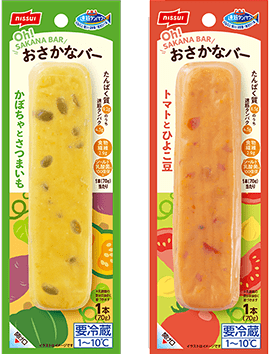 おさかなバー（トマトとひよこ豆）おさかなバー（かぼちゃとさつまいも）